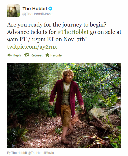 New ‘Hobbit’ Poster Plus Pre-sale Ticket Date!