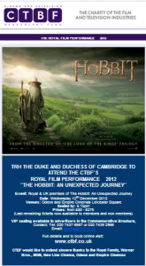 Tickets for The Hobbit London Premiere Now on Sale!