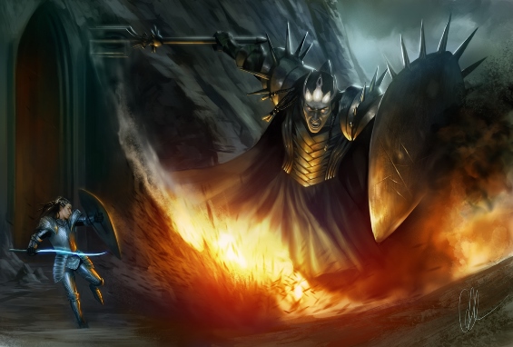 Gerwell Fingolfin and Morgoth