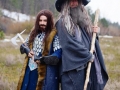 Kahoko Himura as Thorin and Glenn Mayer as Gandalf