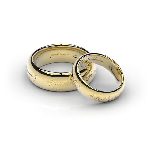 Elvish Love Ring Set