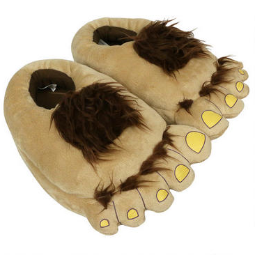 Amazon.com | LUAN 1 Pair Monster Feet Slippers for Adults Non-slip Novelty  Slippers Men's Big Feet Hobbit Slippers With Vivid Five Toe and Toenail INS  style slippers, One size US 8-9 (Flesh) |