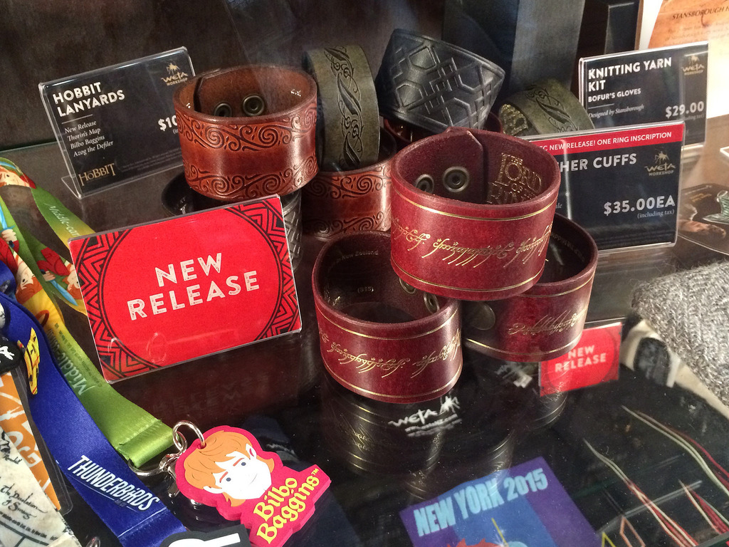 NYCC 2015 one ring leather cuff