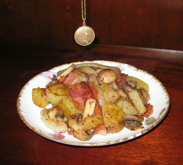 Hild's Mushroom Bacon Dish of Might. Photo credit: Astrid Tuttle Winegar.